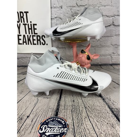 Nike Vapor Edge Pro 360 2 Detachable Football Cleats Mens 13.5 Wide White NEW main image 8